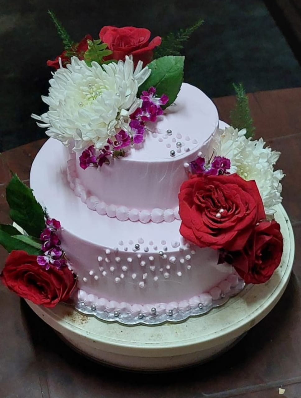 Red Velvet Anniversary Cake | Cake Frost