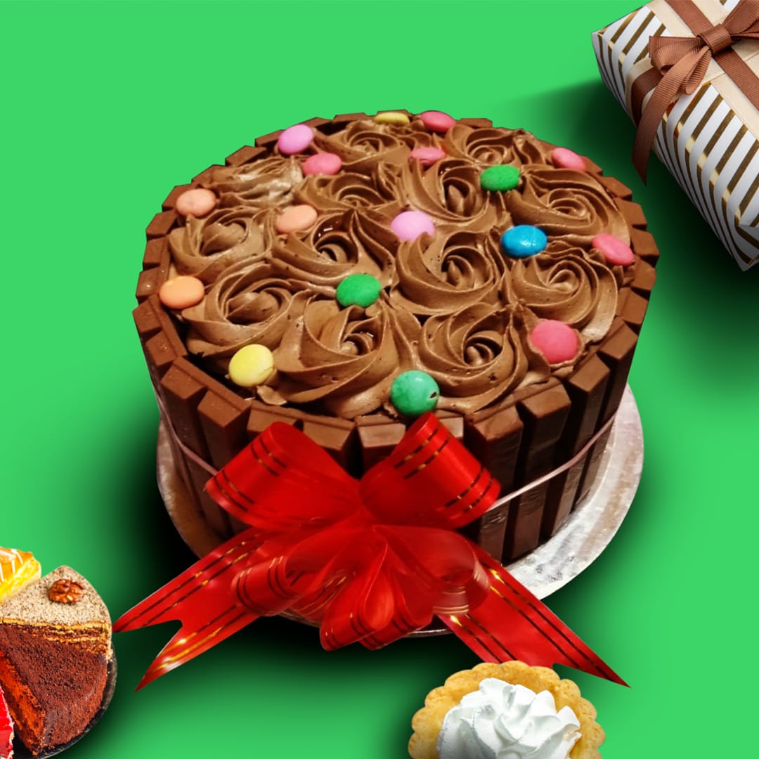 Buy Chocolate Glaze Kitkat Cake-Chocolate Glaze Kitkat Cake